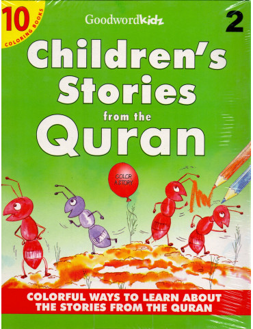 Childrens Stories from Quran - 10 Colouring Books