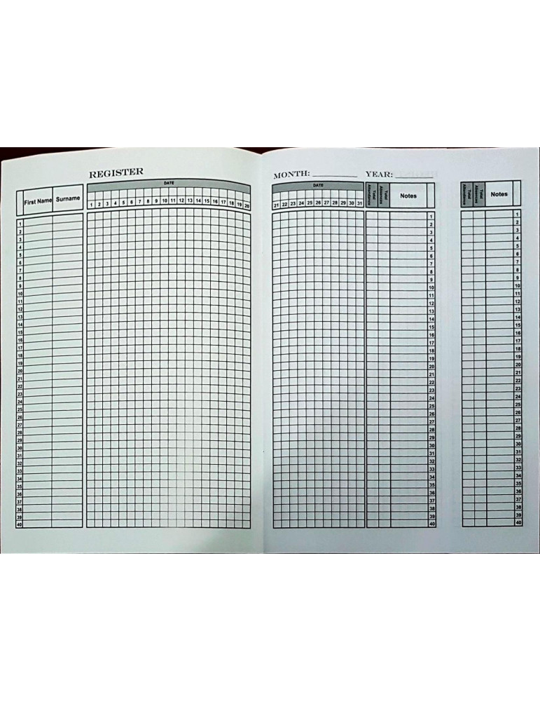 Daily Attendance Register
