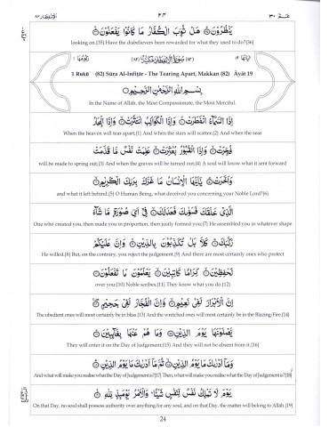 English Translation of Juz...