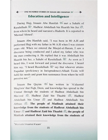 100 Stories of Hadhrat Imam...