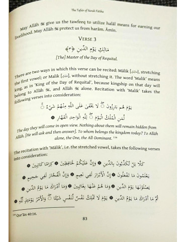 The Tafsir of Surah Fatiha