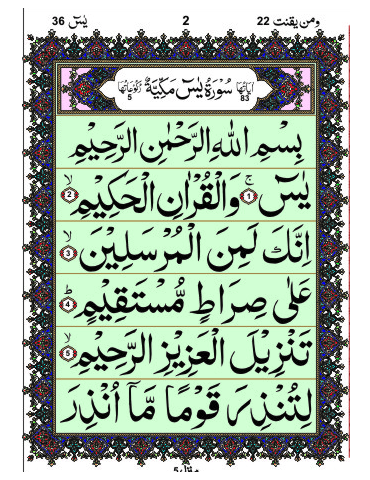 Surah Yaasin (Large font)