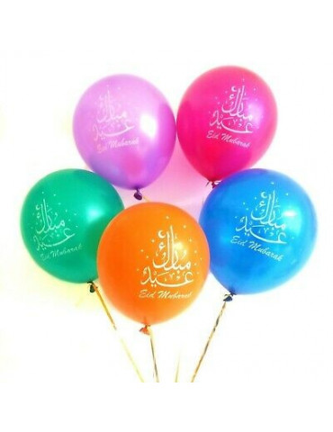 Eid Mubarak Balloons [Pack of 10]