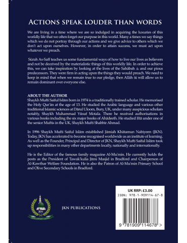 Actions Speak Louder Than...