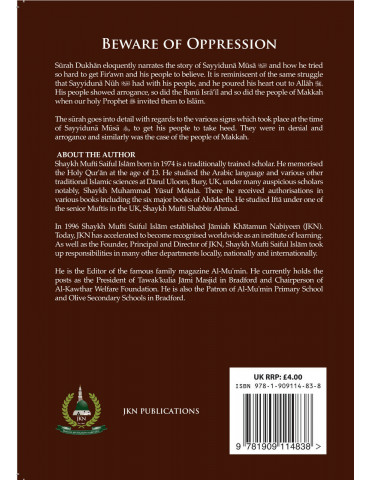 Beware of Oppression