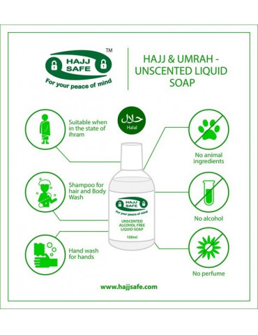 Hajj Safe Unscented Liquid...