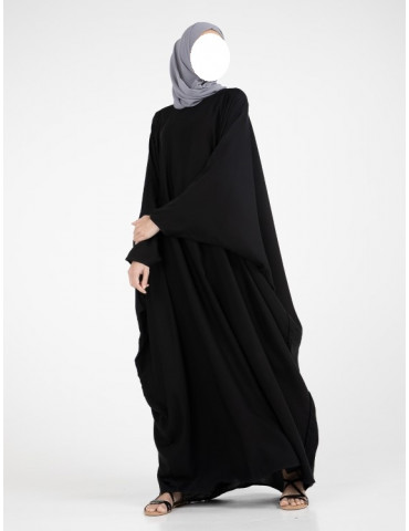 Black Batwing Abaya