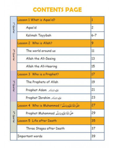 Aqaa'id 3 (Islamiyah Series)
