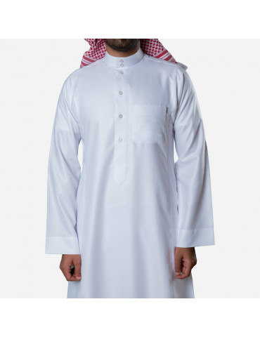 Men's Comfort White Thobe