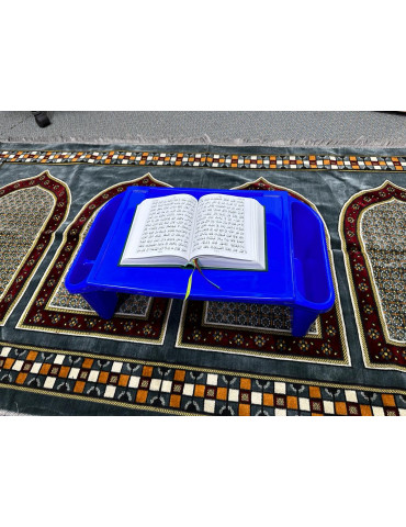 Plastic Madrasa Bench/Table (Stackable) - Blue