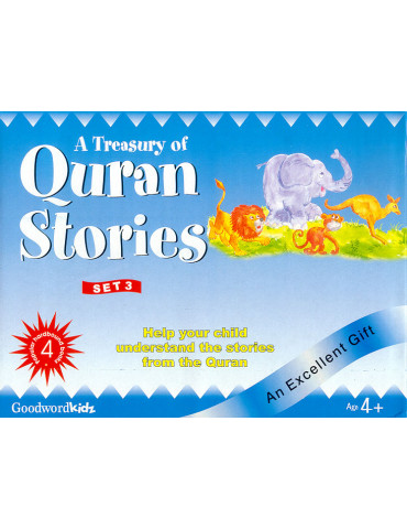A Treasury of Quran Stories : Box 3 (Goodword Kidz) - 4 hardback books