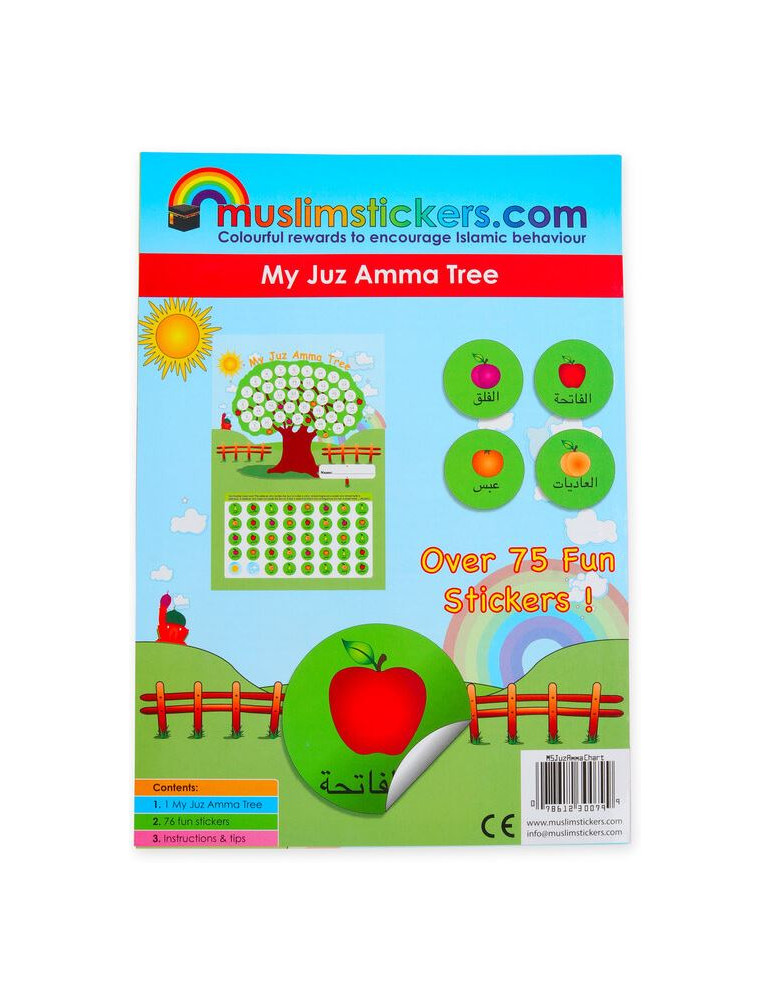 Juz Amma Sticker Chart