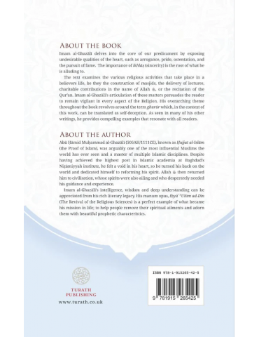 Imam Al-Ghazali on...