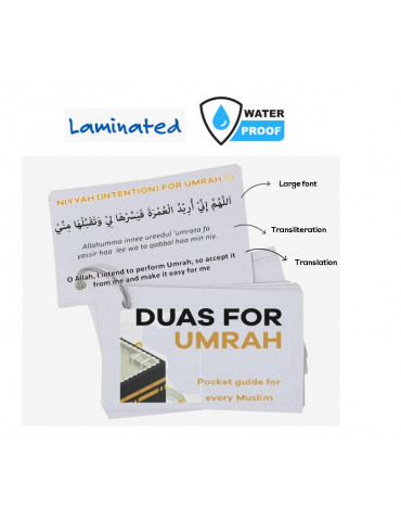Laminated Umrah Flashcards