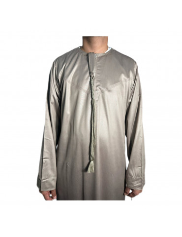 Emerati Thobe (Light Grey)