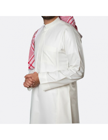 Men's Comfort White Thobe