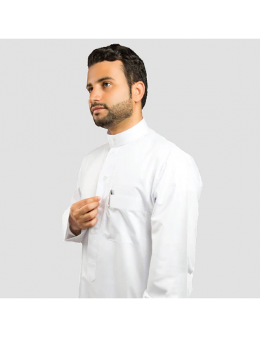 Men's Comfort White Thobe